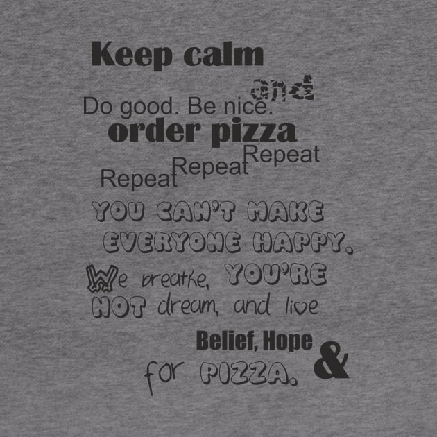 Keep Calm & Order Pizza by aceofspace